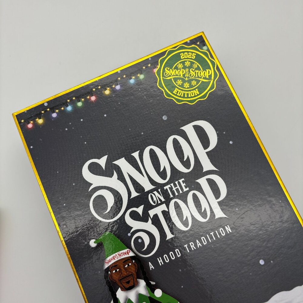 Snoop On The Stoop A Hood Tradition 10.5" Green Elf Plush Holiday Doll 2025 NEW